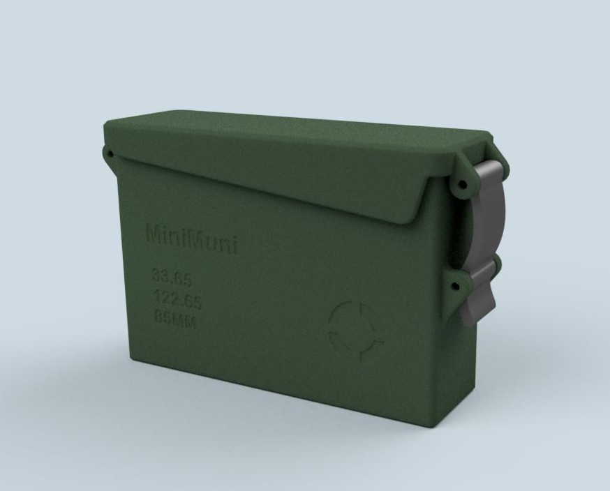 Box SnapCrate-MiniMuni 33x122x85mm - 1.0