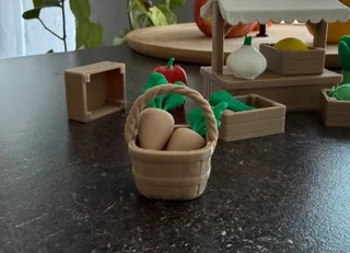 Wooden basket