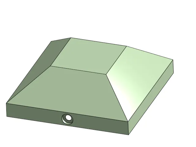 Kappe Vierkant 82,5x82,5mm (Spielplatz)
