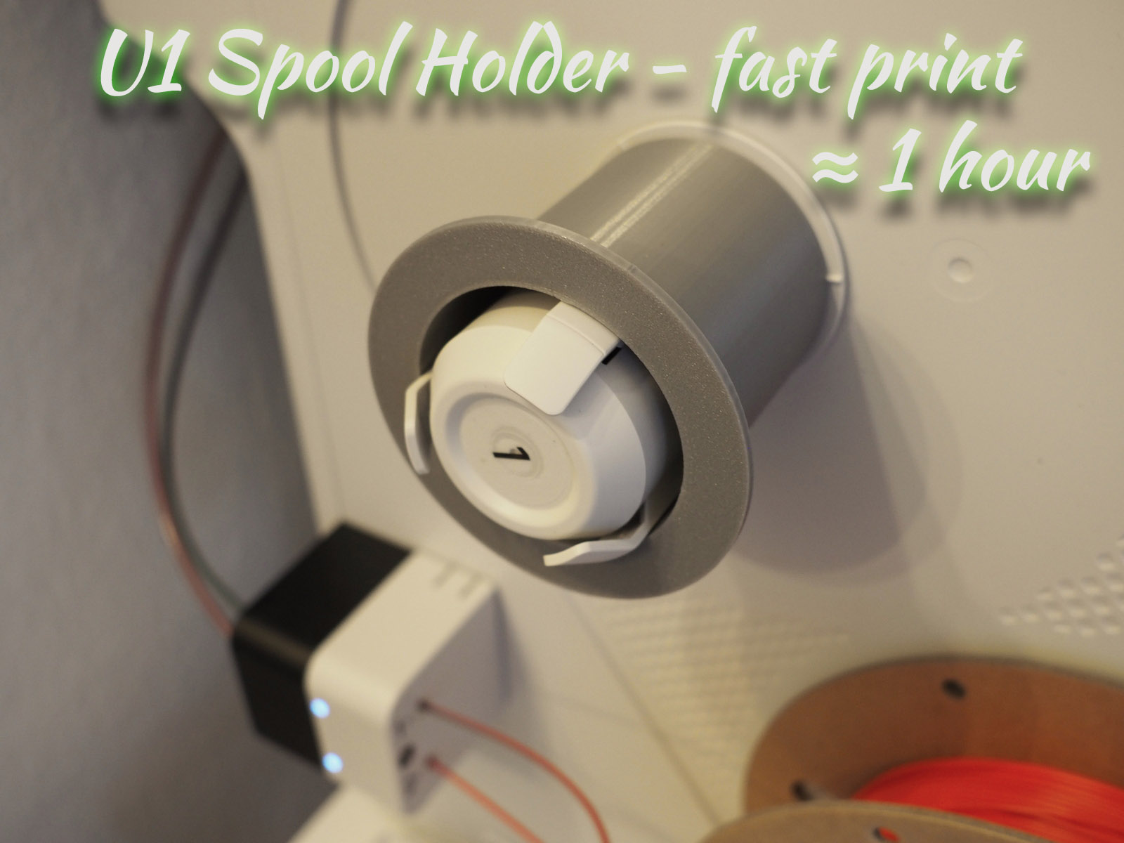 Snapmaker U1 Spool Holder - Fast Minimalist Print