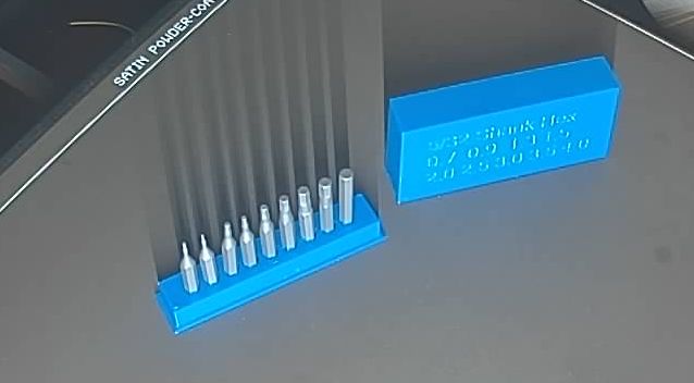 Case for 5/32 shank hex bits