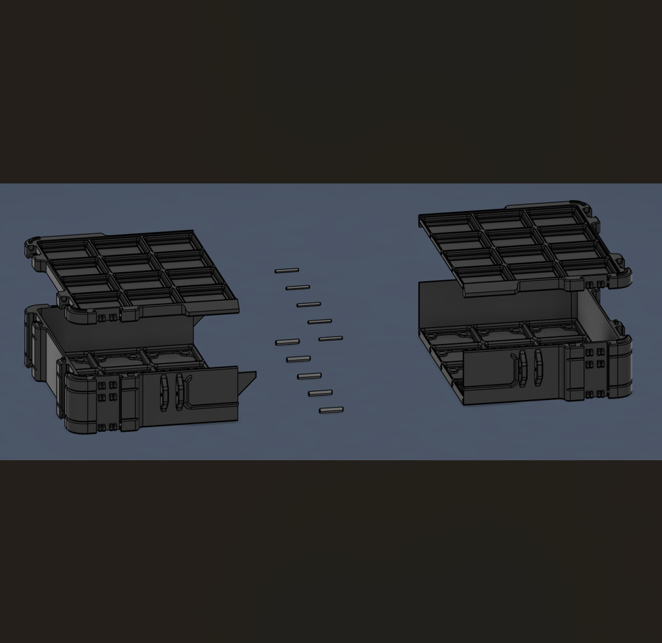 Gridfinity Storage Box by Pred (Large Size for Small Printer)