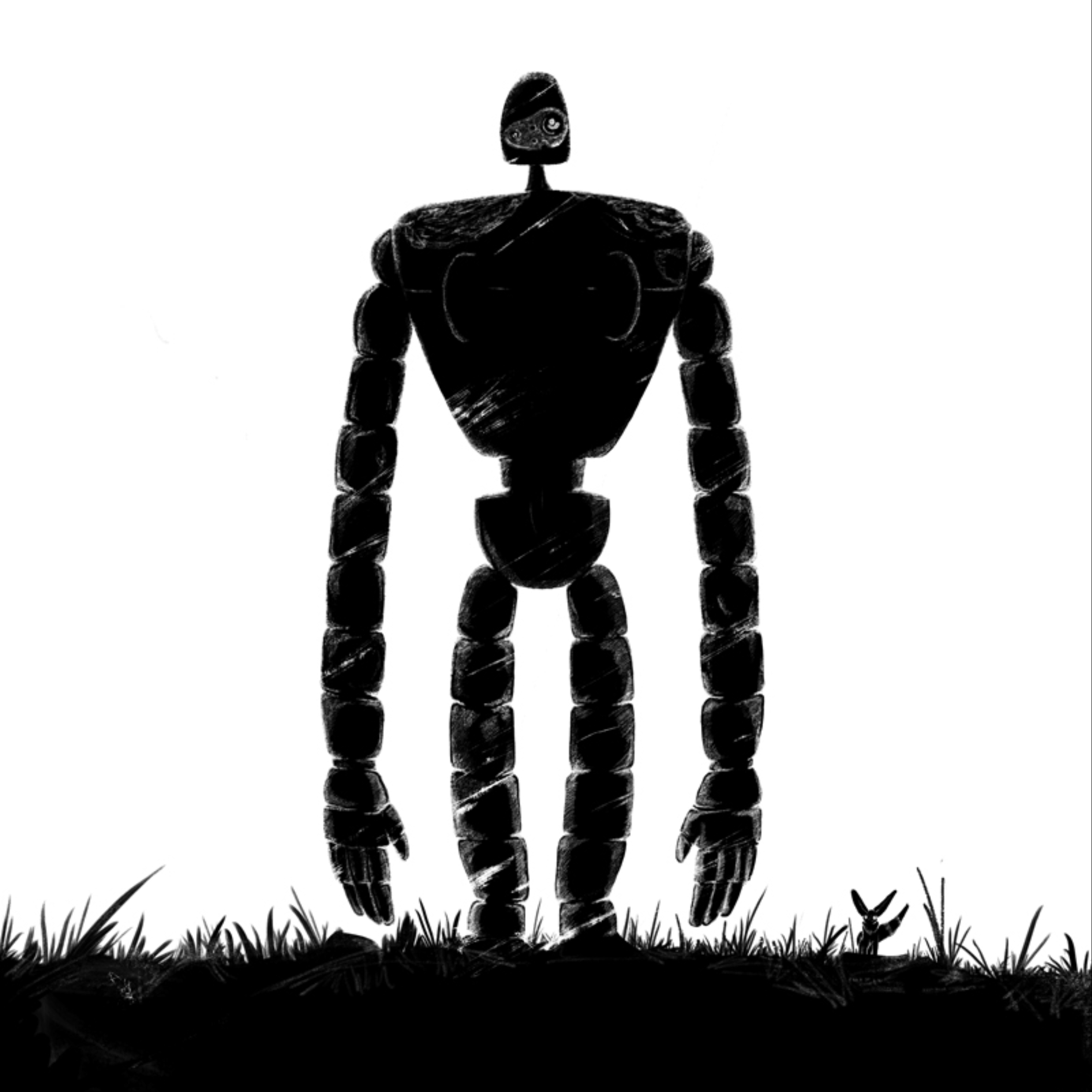 Castle in the sky robot Tile 200x200MM