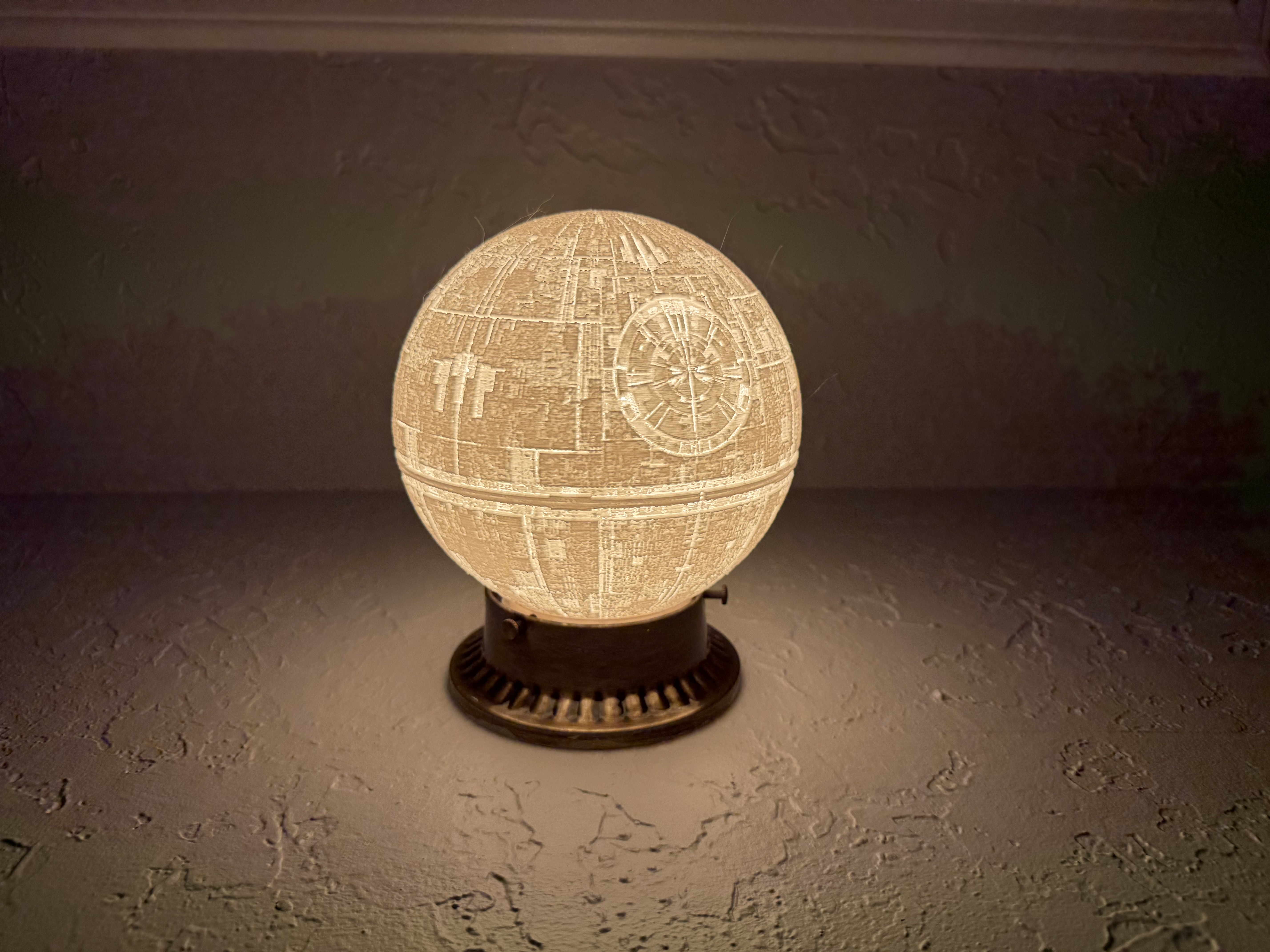Death Star Light Globe - 3.25” collar