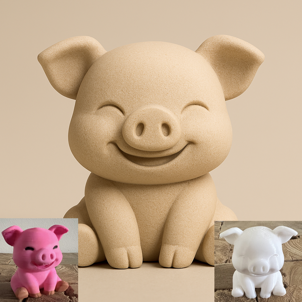 Cute Sitting Pig