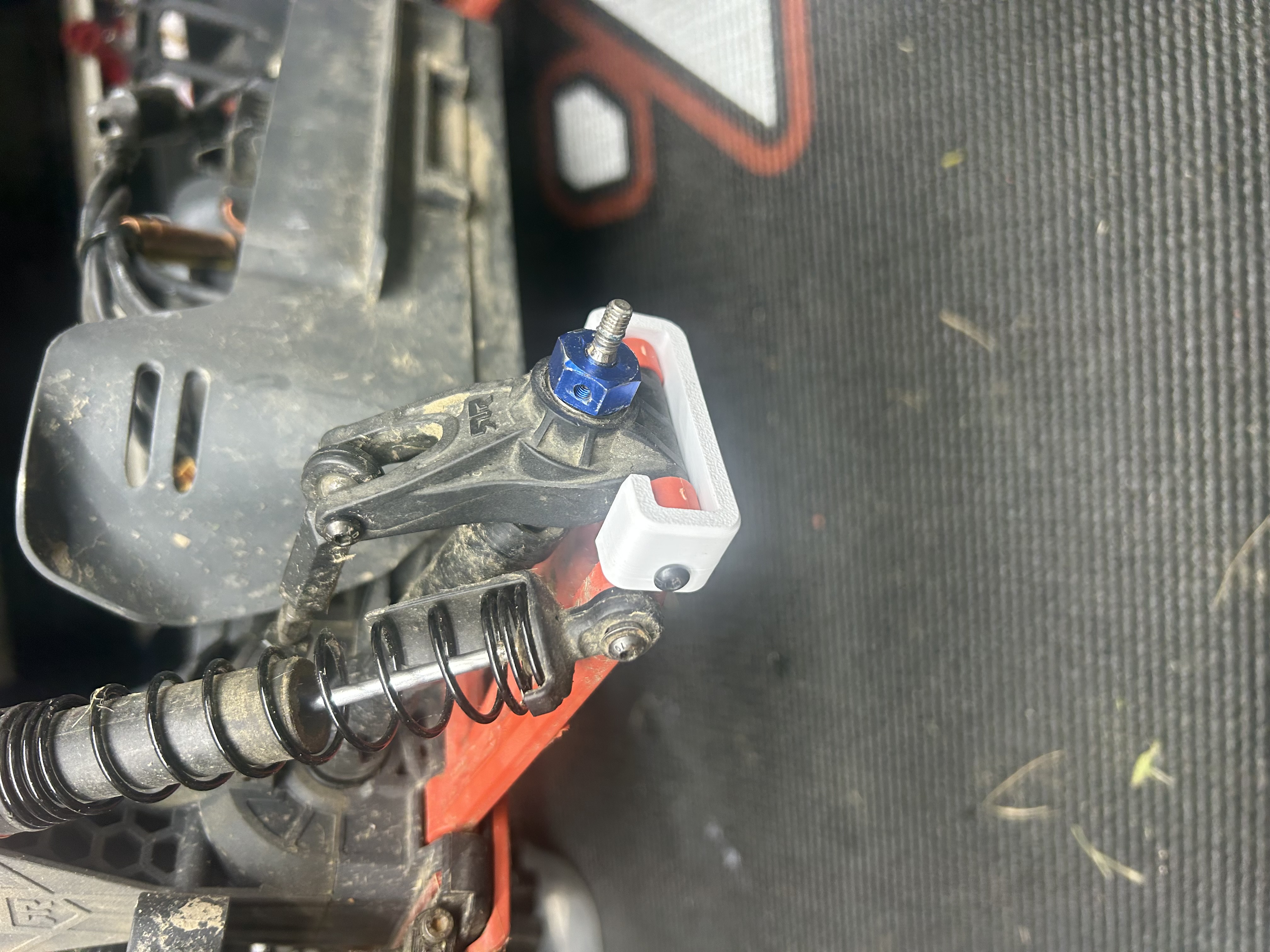 Arrma 3S BLX 1/10 scale rear hinge pin retainer Upgrade