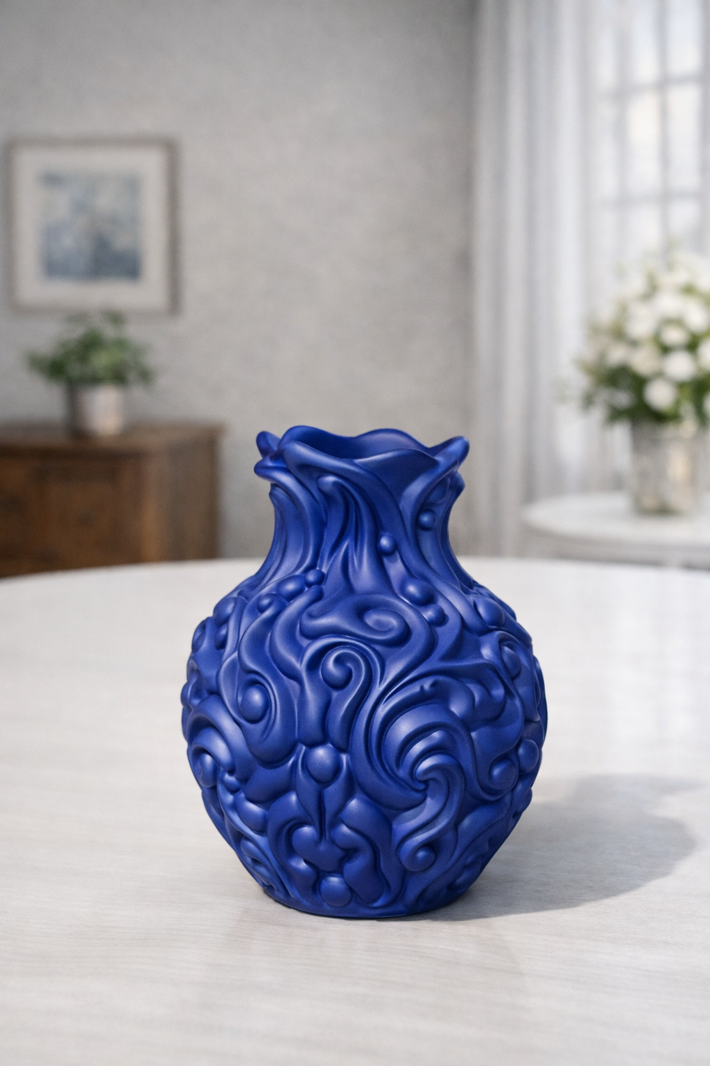 Textured Vase Plant Pot