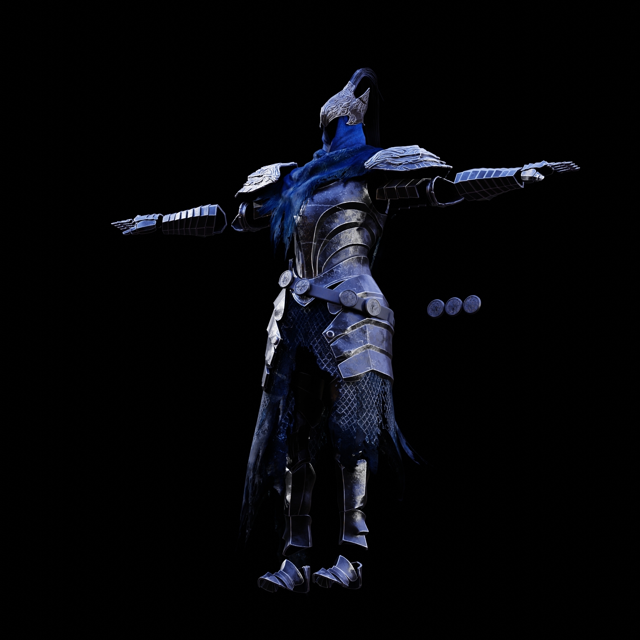 ULTIMATE ARTORIAS FULL PLATE ARMOR COSPLAY LIFESIZE – HELMETS, SWORD & SHIELD FAN ART STL — miniatura 59