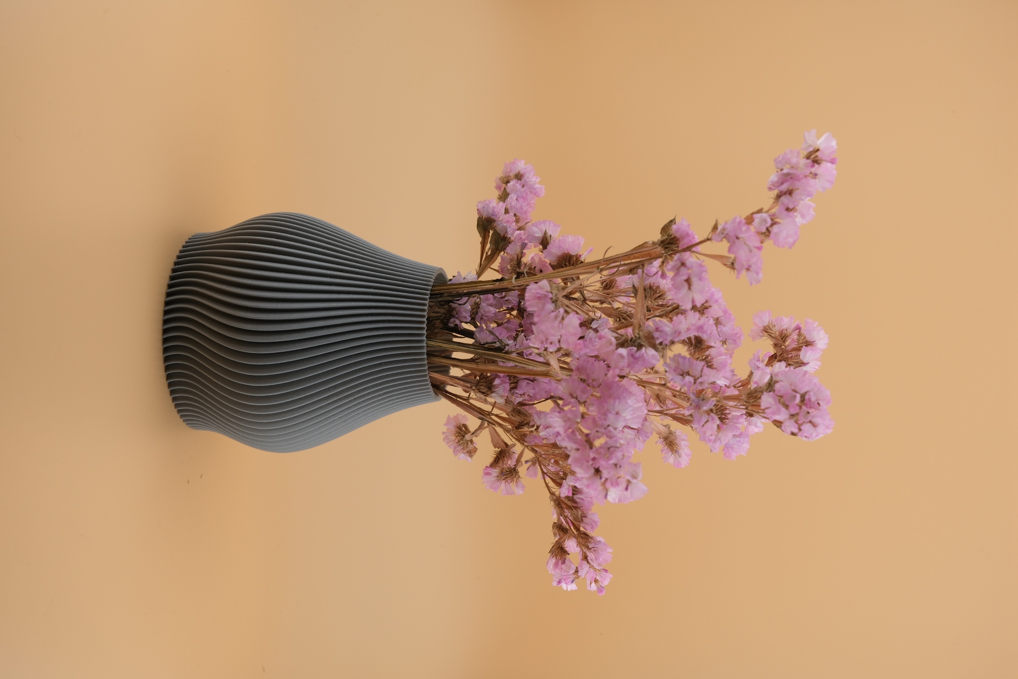 Ribbed Vase