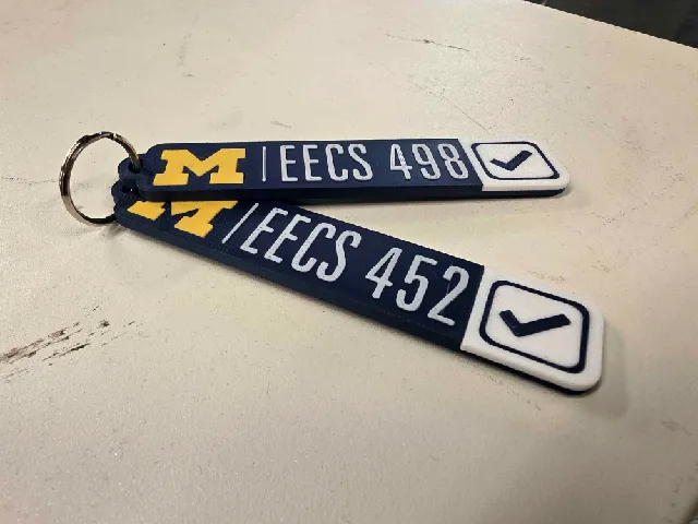 EECS Sticker Keychain