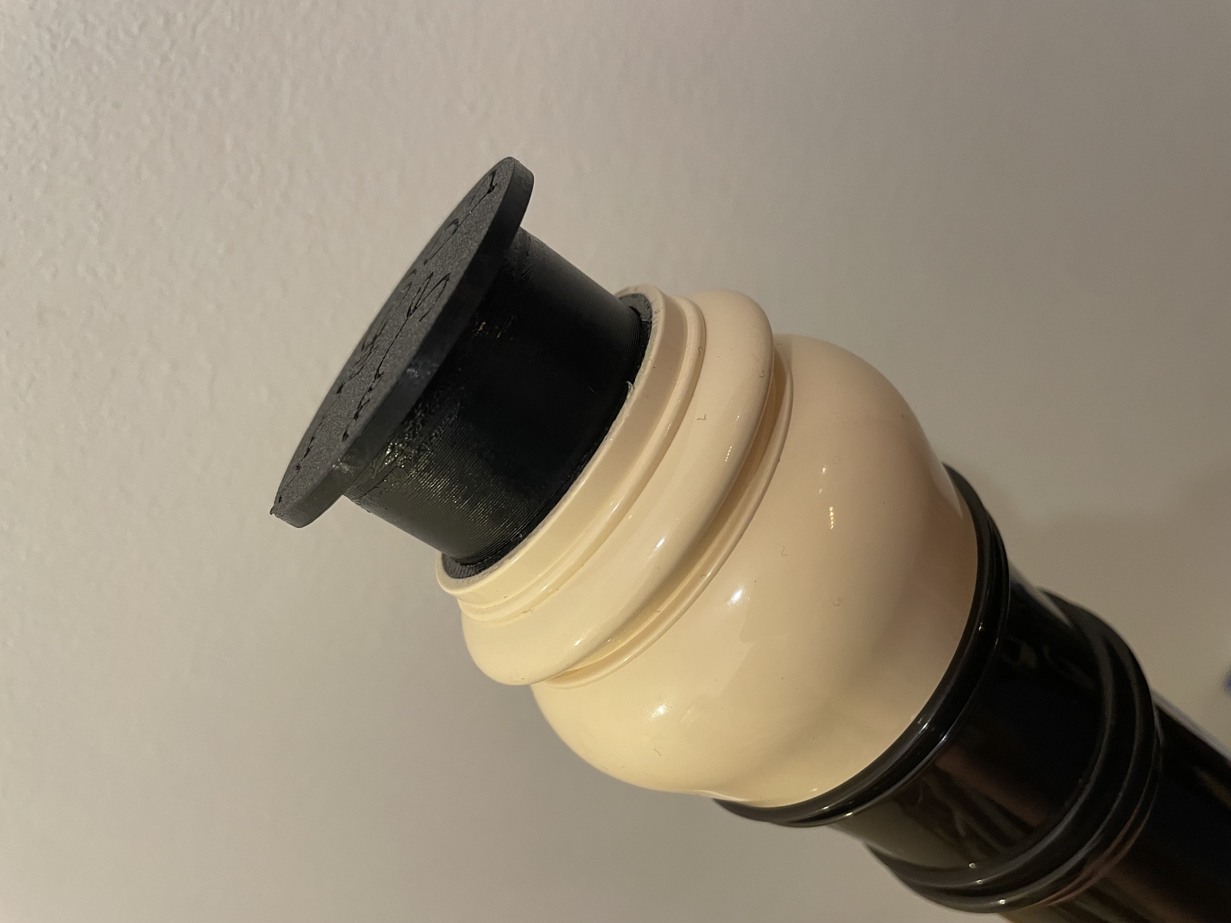Stopper for Aulos 533b "Symphony" bass recorder