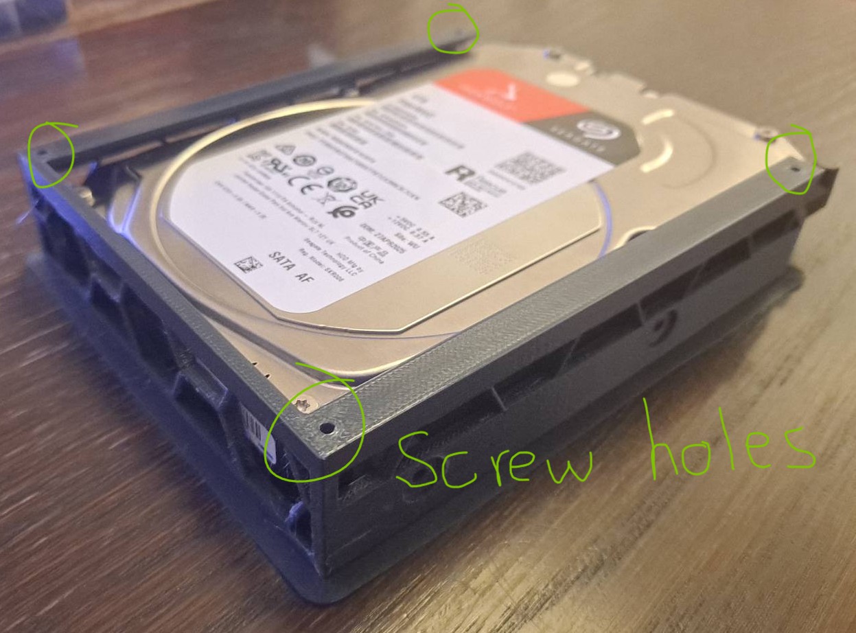 Miniatura 2 do modelo 3D Computer-1 HDD Tray Mod