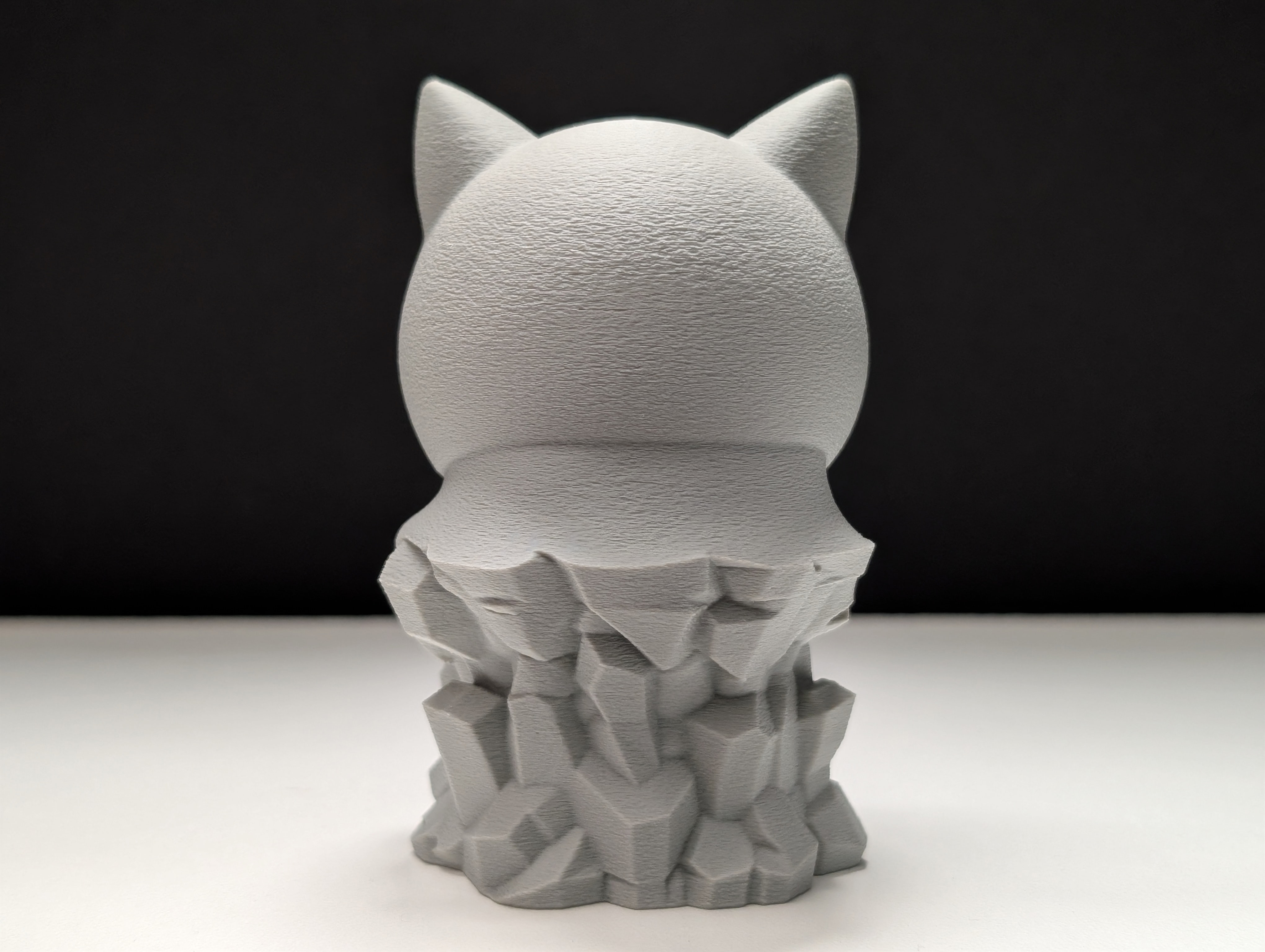 Miniatura 6 do modelo 3D Grumpy Cat - Stone Bust