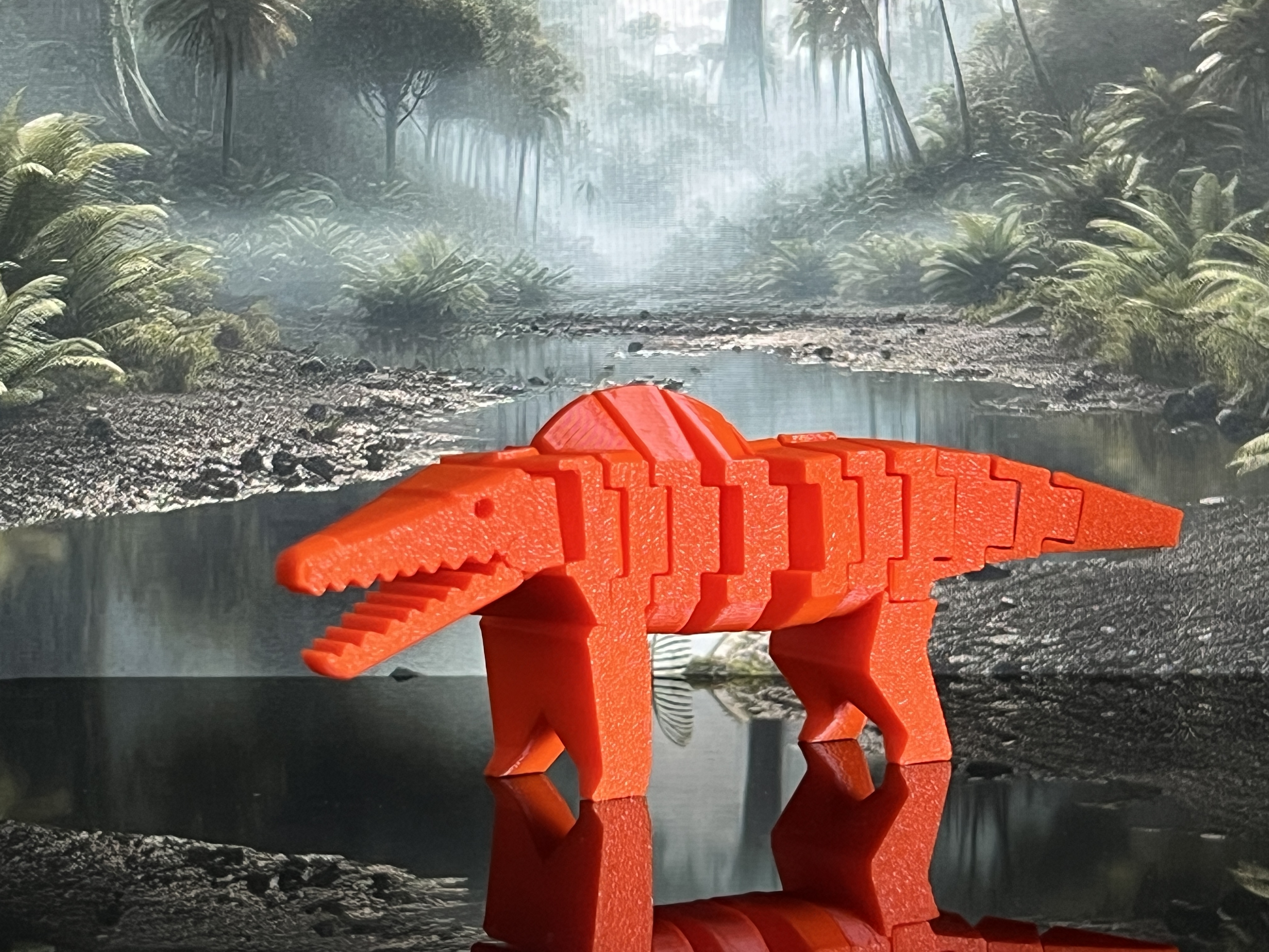 Crystal Palace Park Megalosaurus Flexi Dinosaur.