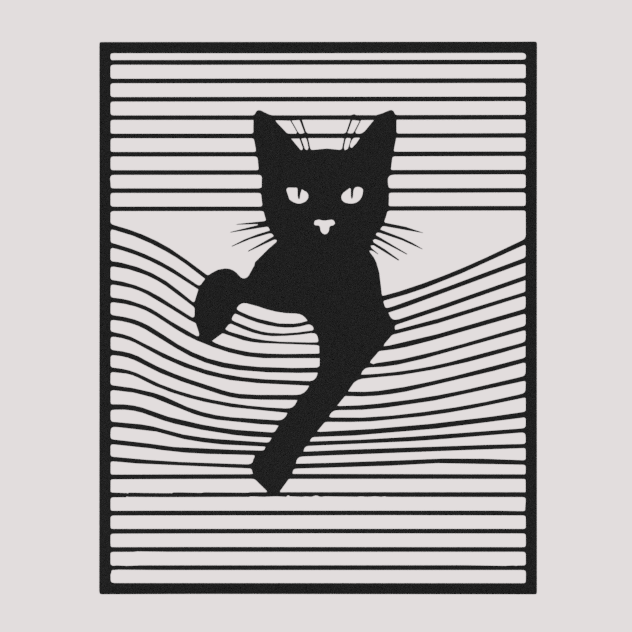 Cat Shadow Wall Art