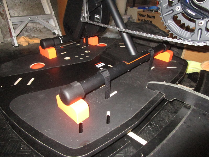 Riser Blocks for Jet Black Smart Trainer (Victory) with Turn Block