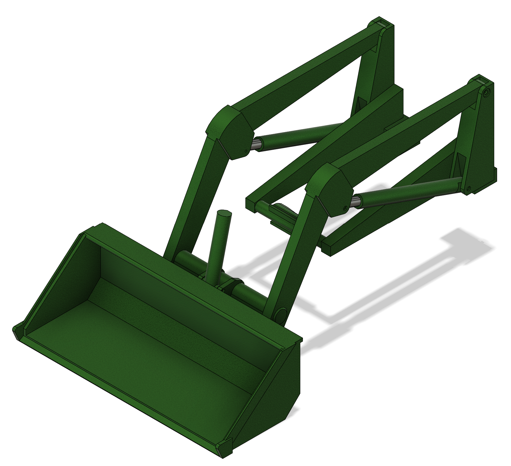 John Deere 48 Front Loader - 1:8th Scale