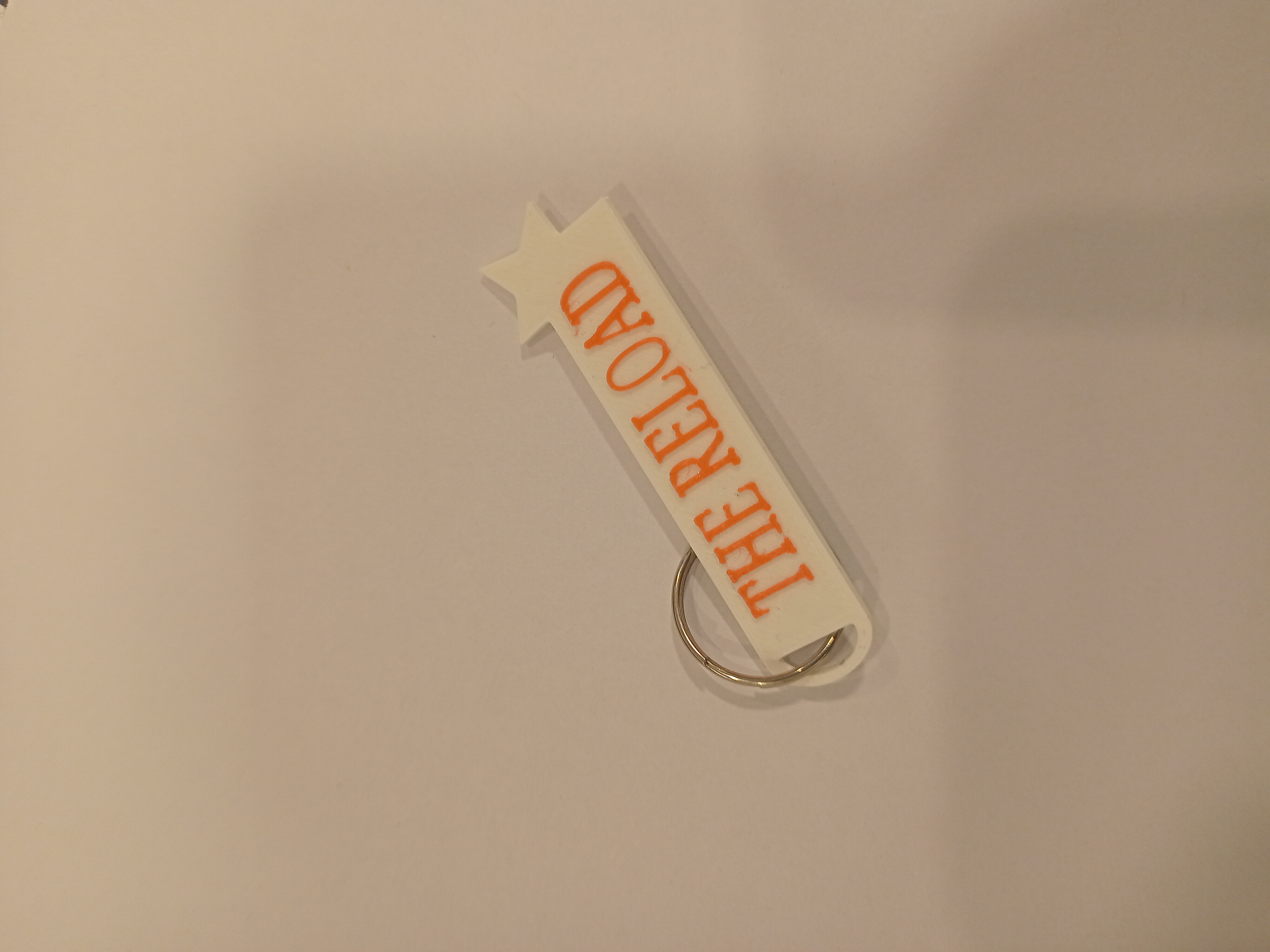 THE RELOAD rock band keychain