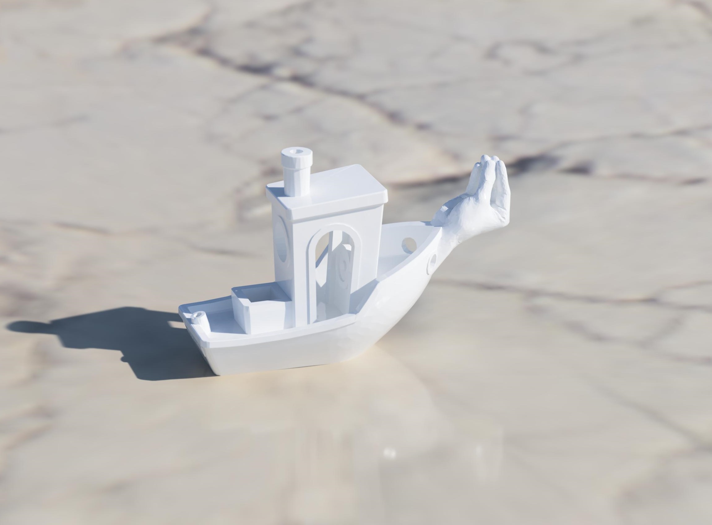 Benchytaliano, Benchy with italian hand gesture