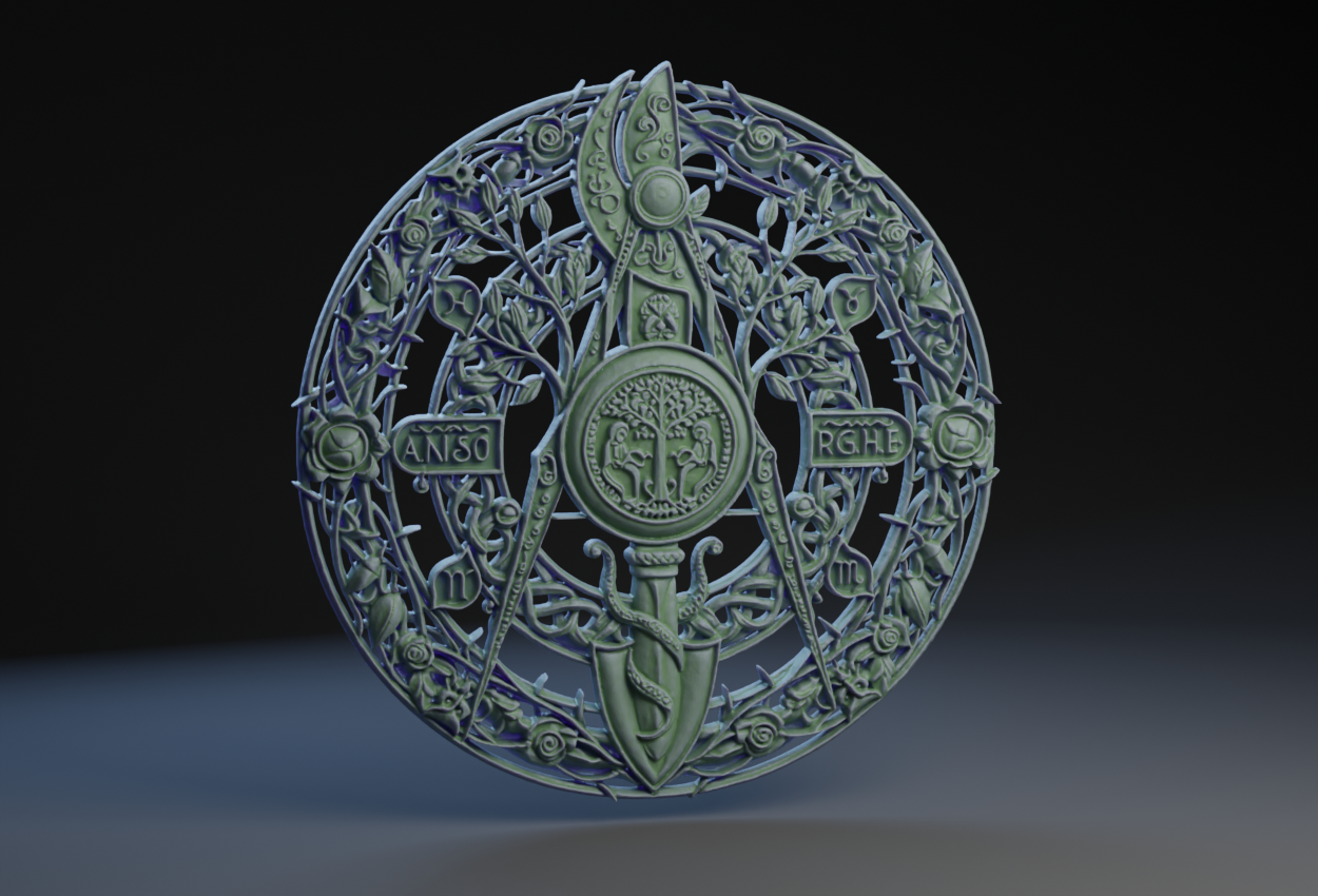 Ancient Order of Free Gardeners : Pendant