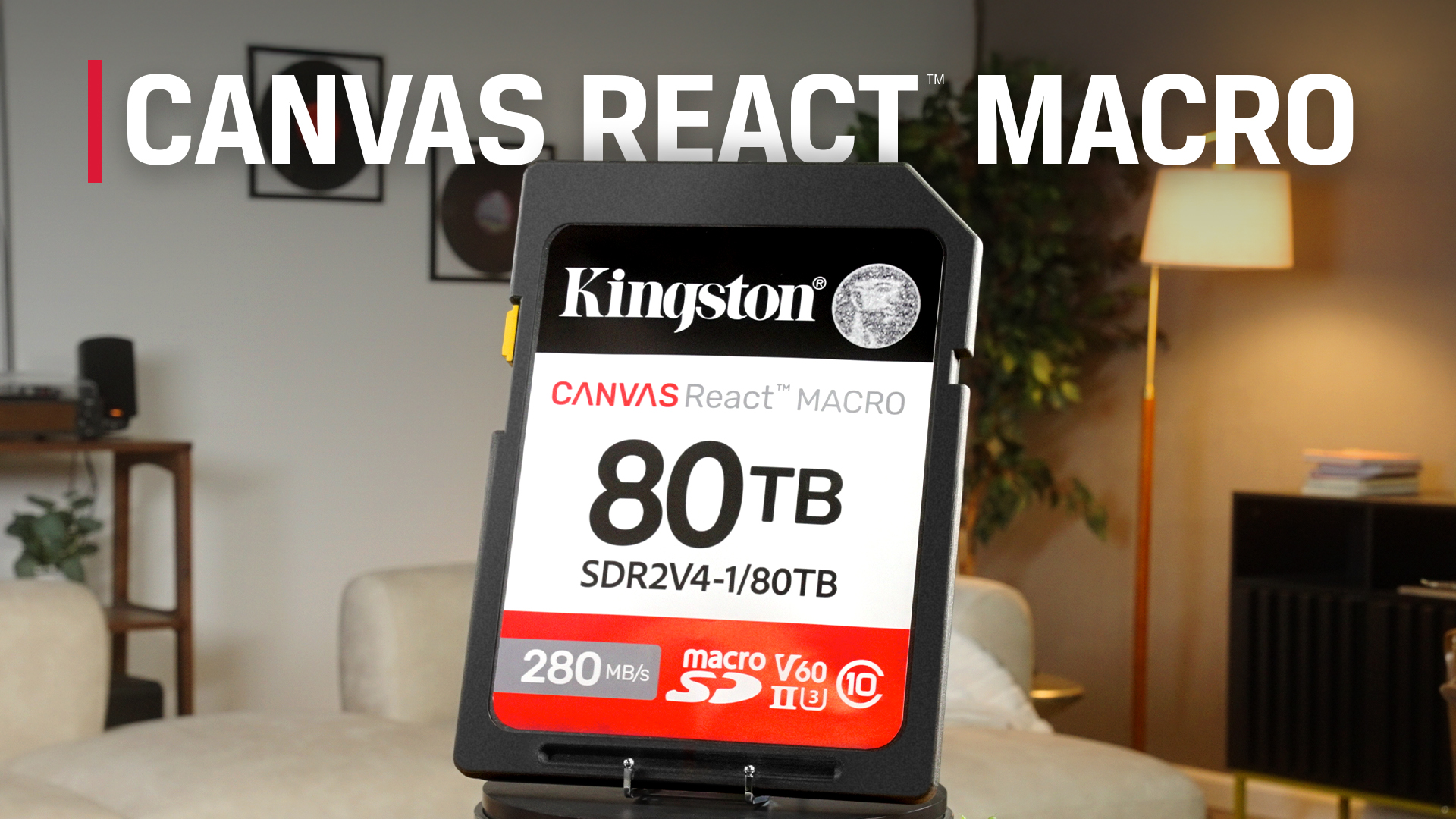 Kingston Technology Canvas React MacroSD Card