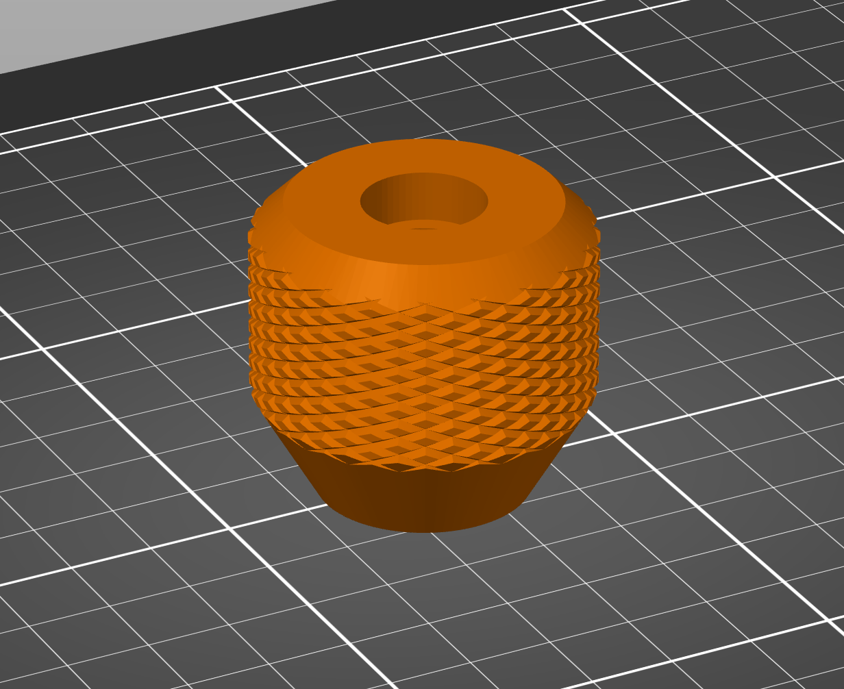 Dewalt DW735 stubby knurled handle