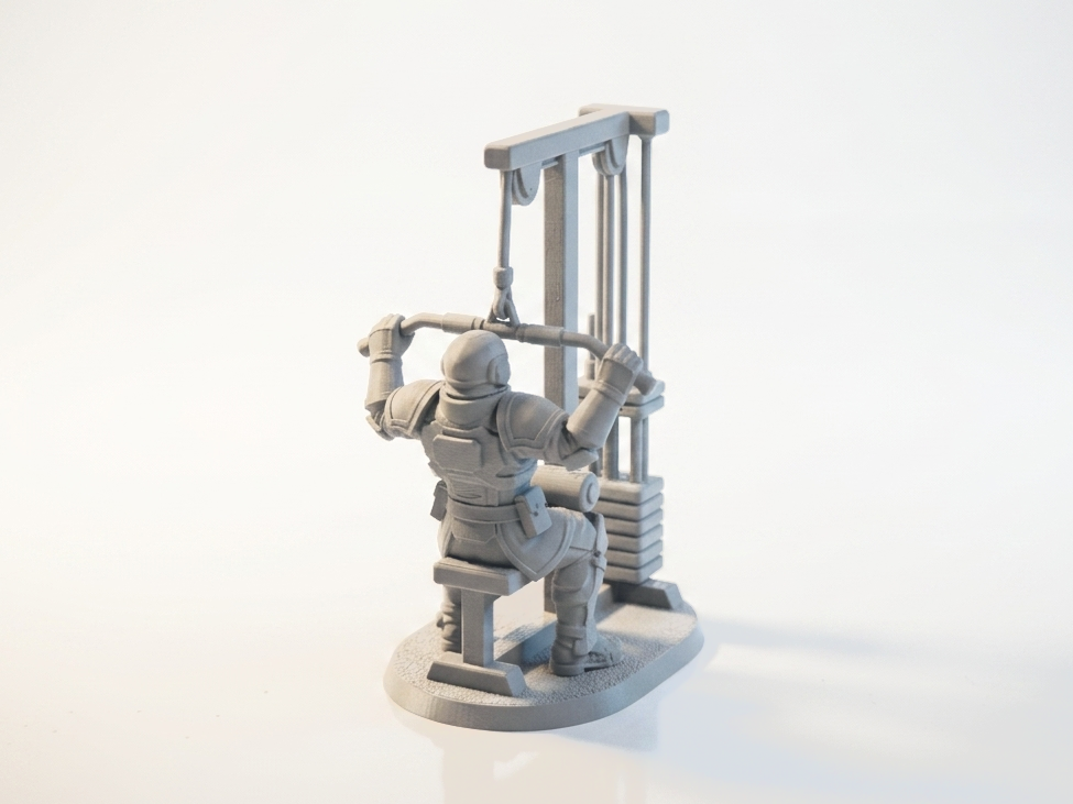 Gym Bot Robot Figurine Miscellaneous 3D Printable