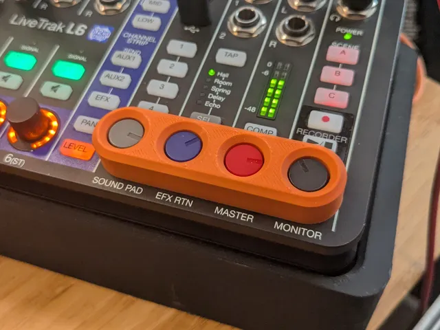 Zoom LiveTrak L6 / L6max Knob Guard (Multiple configurations)