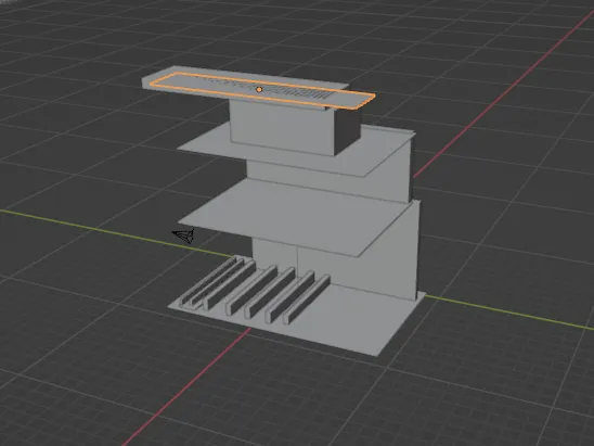fast made shelf for food
