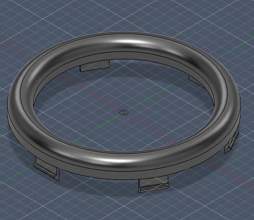 R50 R53 Mini Cooper Rear cup holder ring