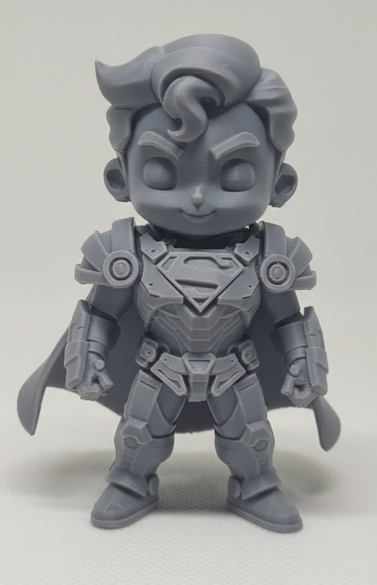 Chibi Superman woth Sci-fi armor