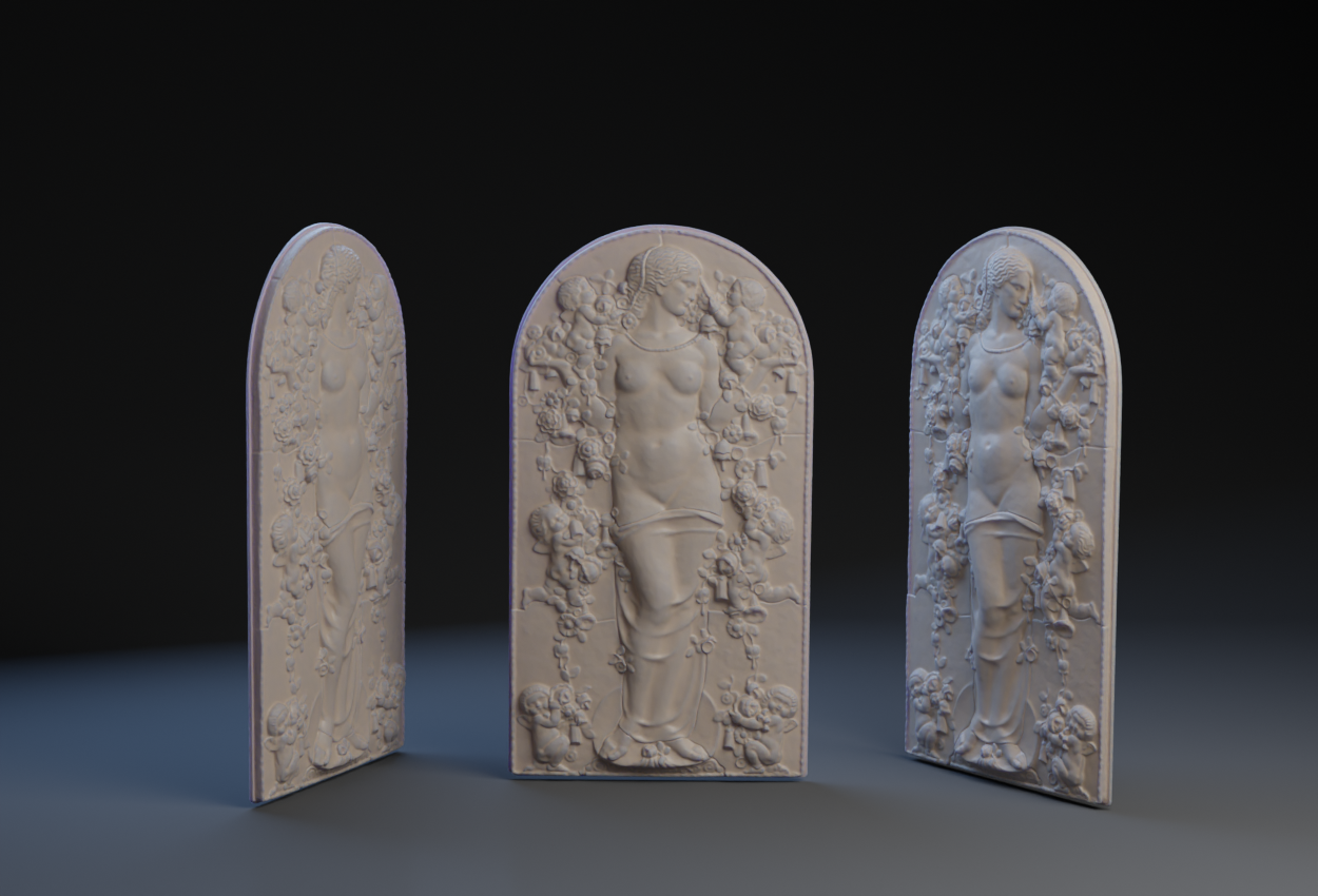 Art Nouveau Bas Relief : 1913