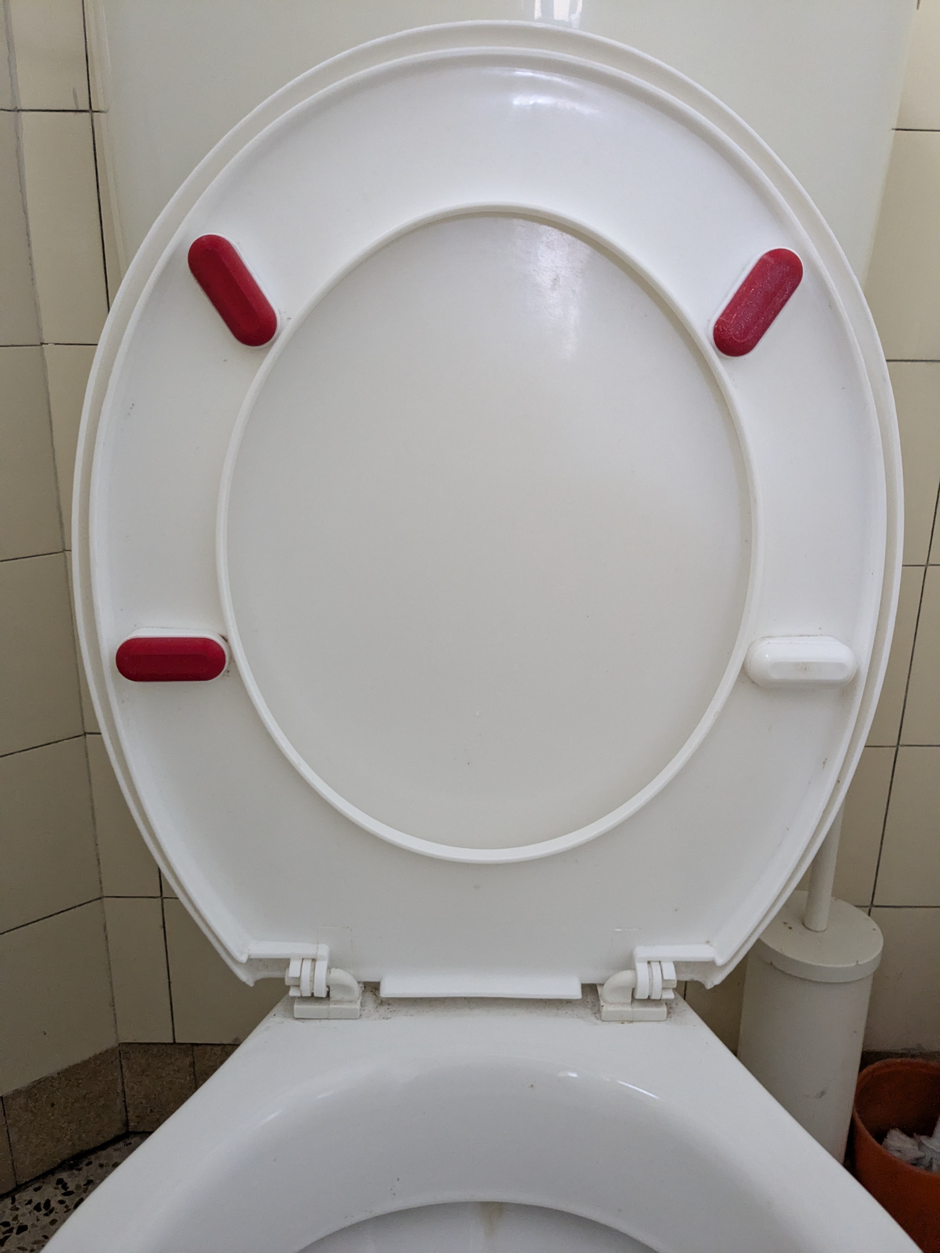 Toilet seat buffer