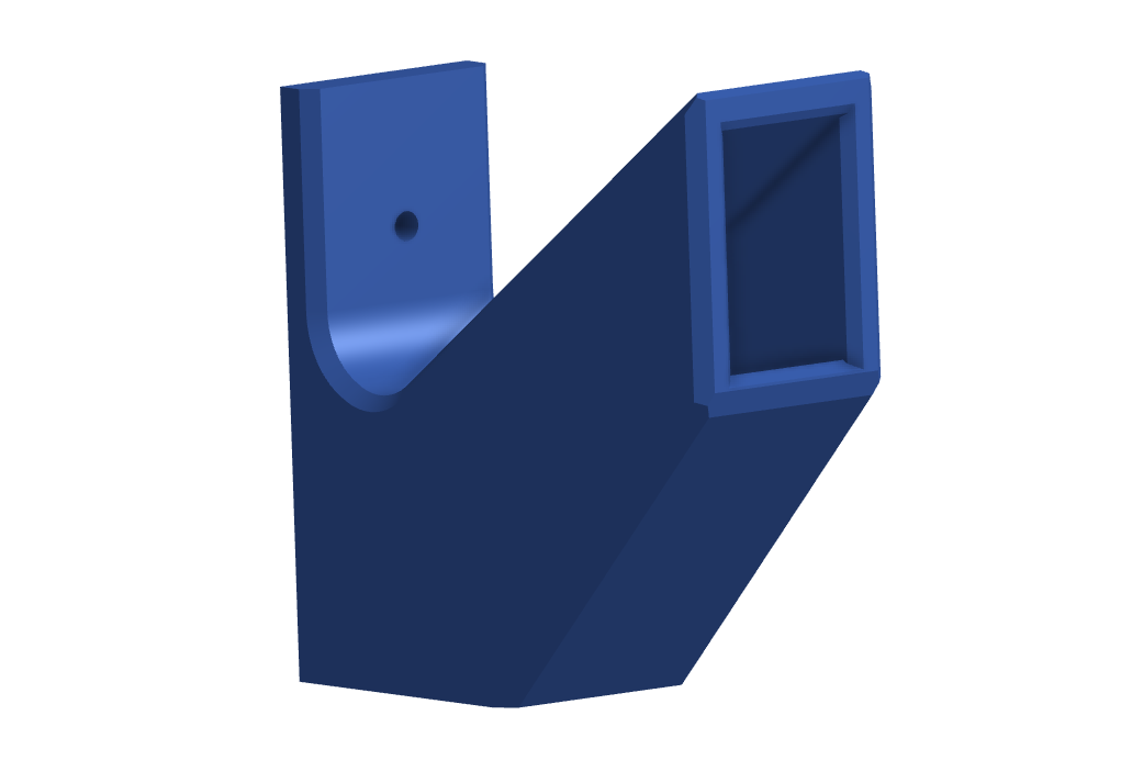 Rectangle tool mount for skadis pegboard