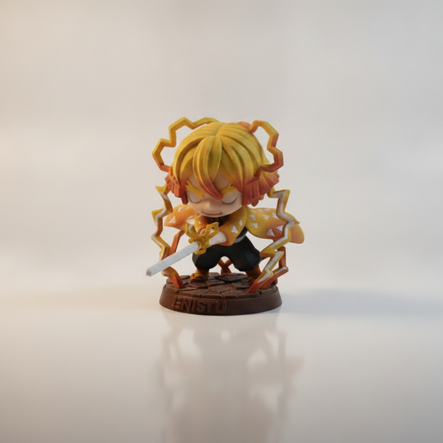 Zenitsu Lightning Figurine 3D Printable