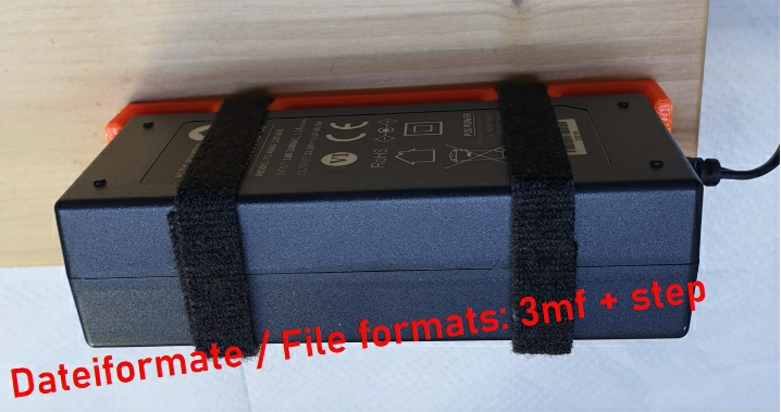 Einfacher Netzteilhalter / Simple power supply holder