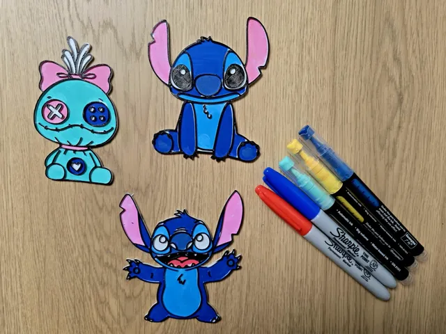 Stitch Coloring DIY Pack Craft Fun Gift Drawing