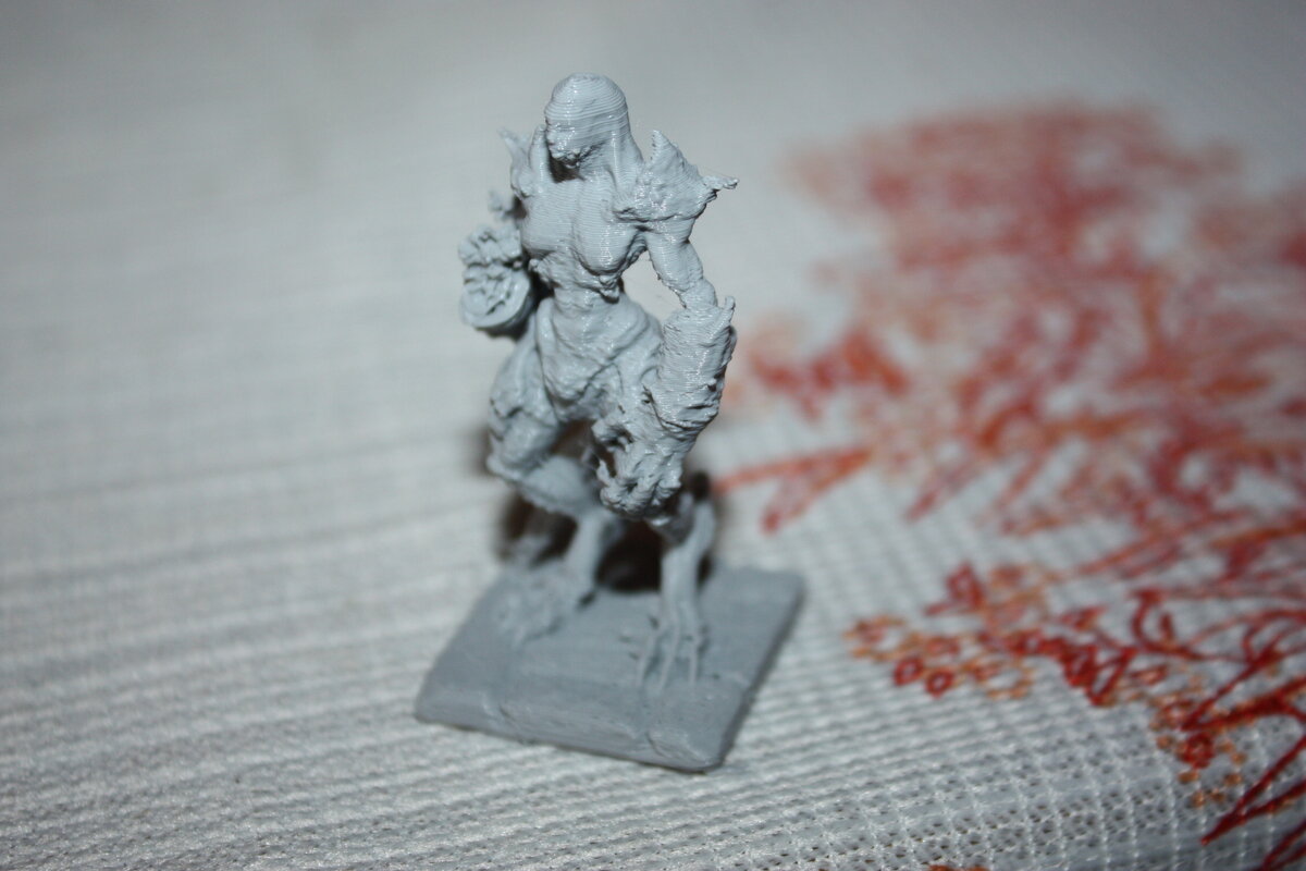 DND Fierce Monster Warrier FDM No Support Easyprint