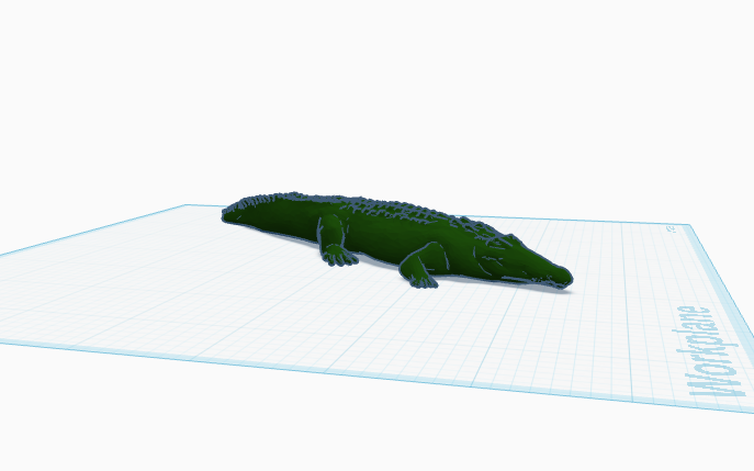 3d printer crocodile