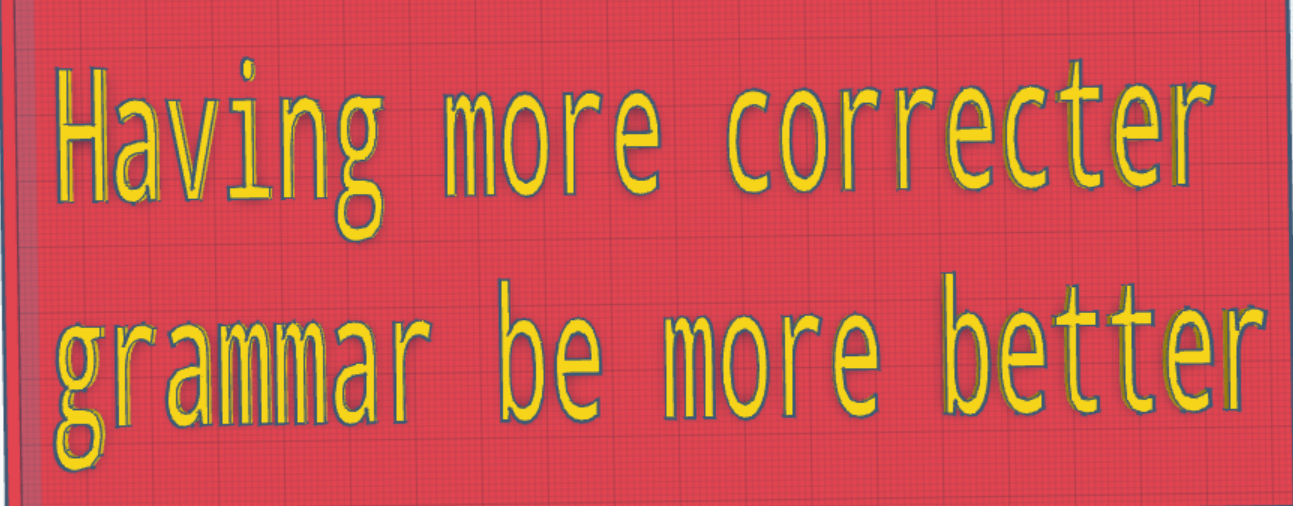 Grammar sign
