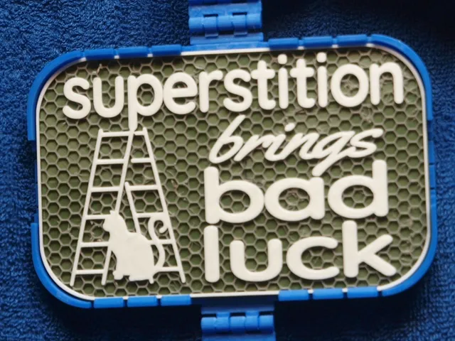 Superstition sign