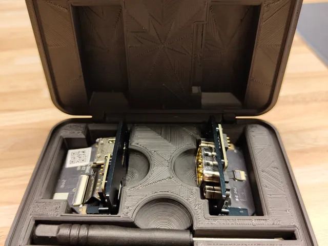 GPD Pocket 4 card storage & screwdriver