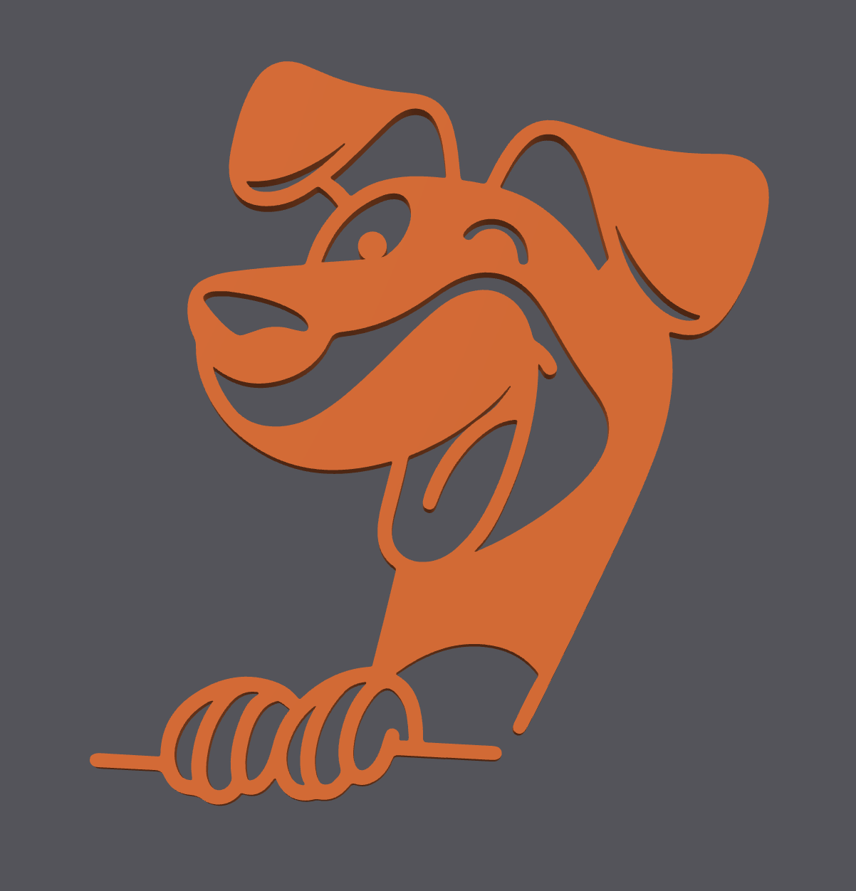 Wall Art Perro Criollo | Mixed Breed Dog Wall Art | Decoración de Pared 3D Print