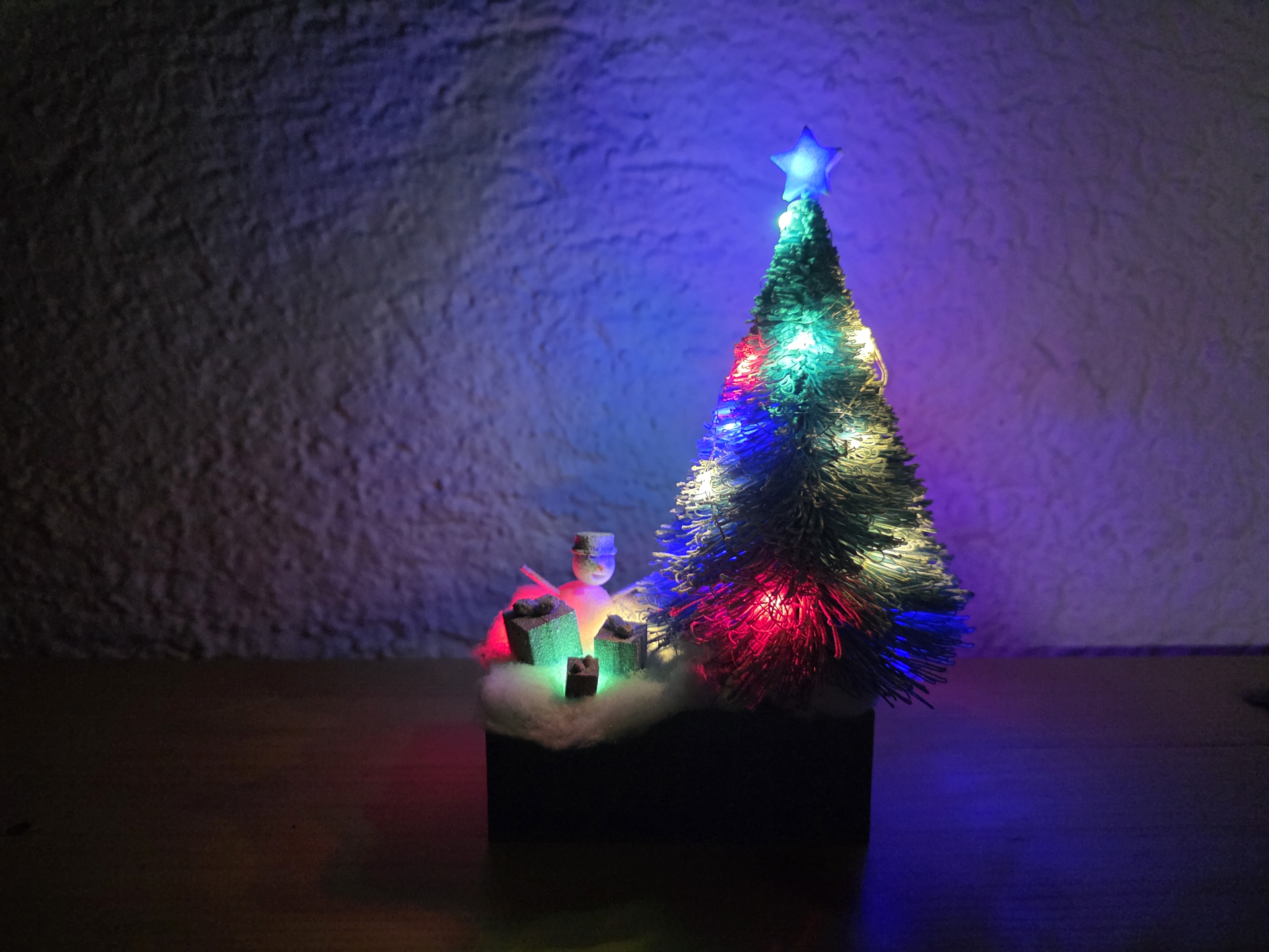 Christmas light tree