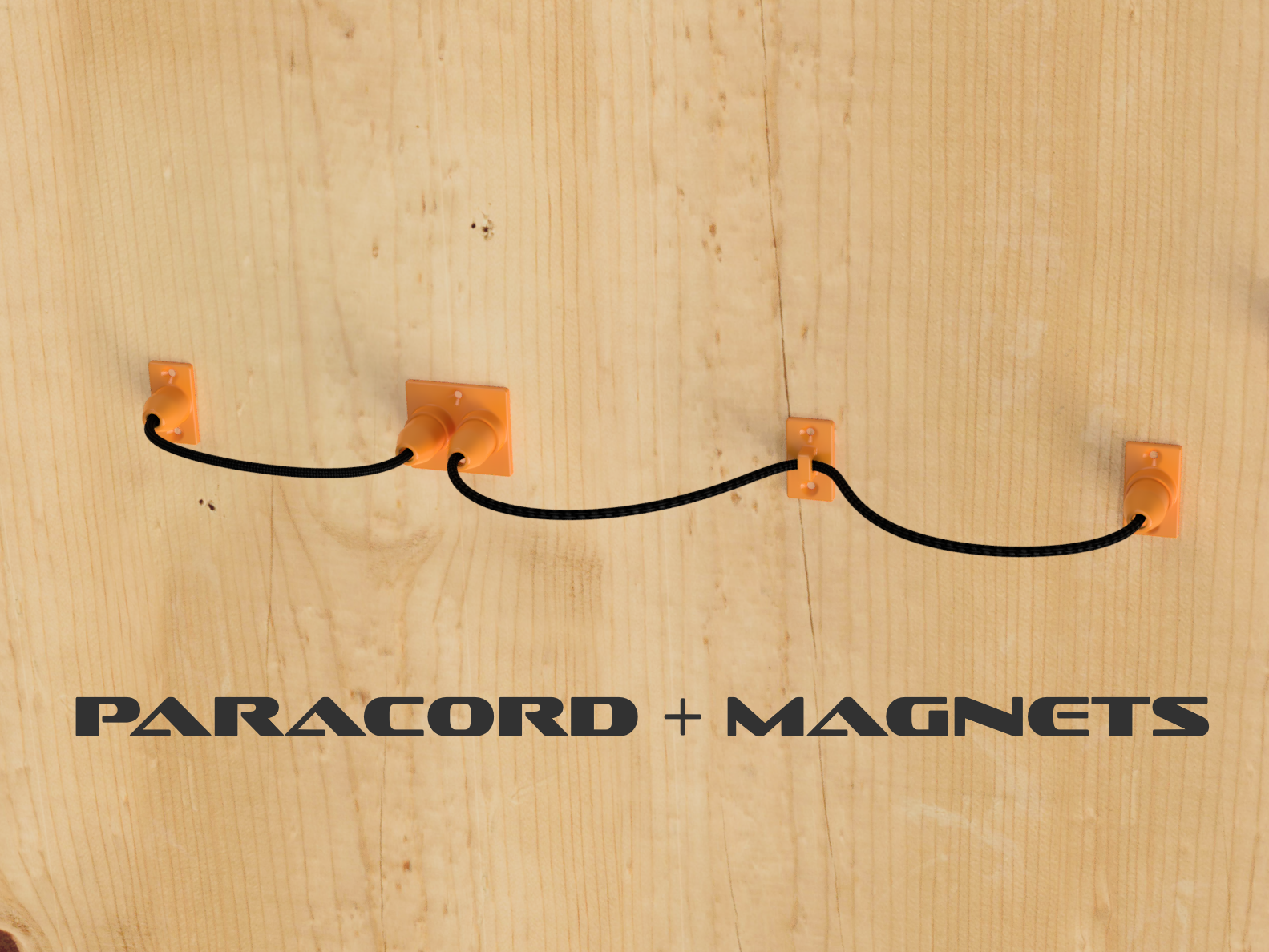 Paracord magnet locking system