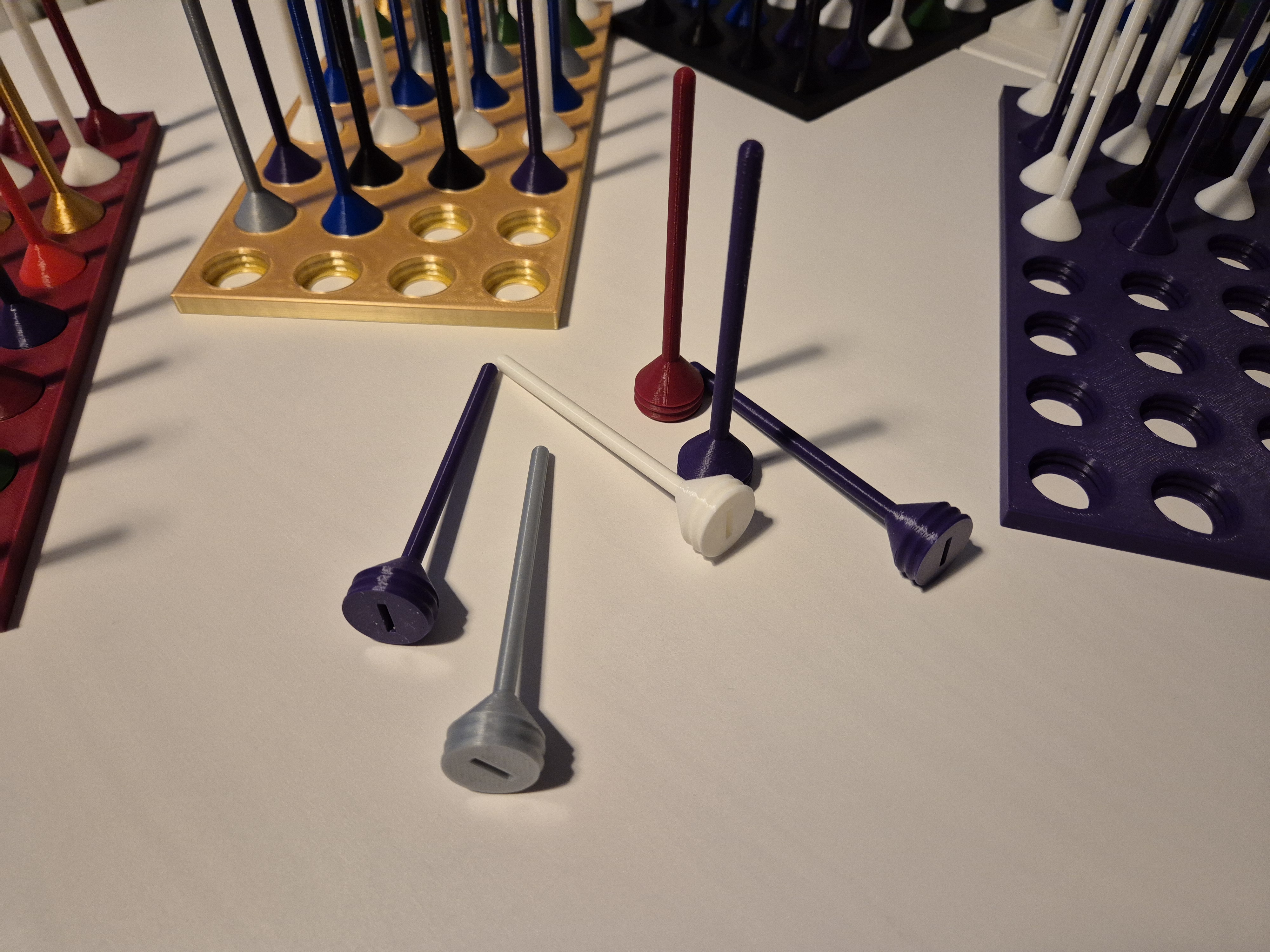 Holder for sewing thread spools