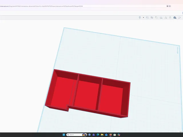 left side of box