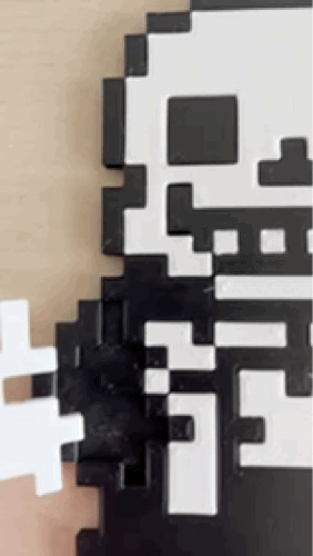 Miniatura 2 do modelo 3D Sans pixel