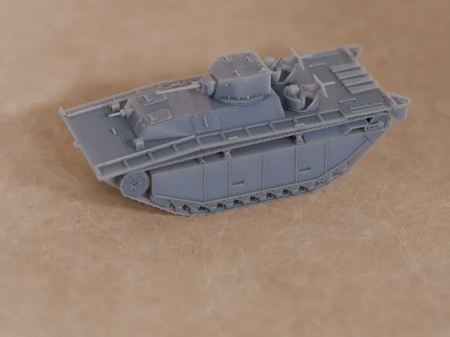 LVT(A)-1 Amtank scale model (1/64)