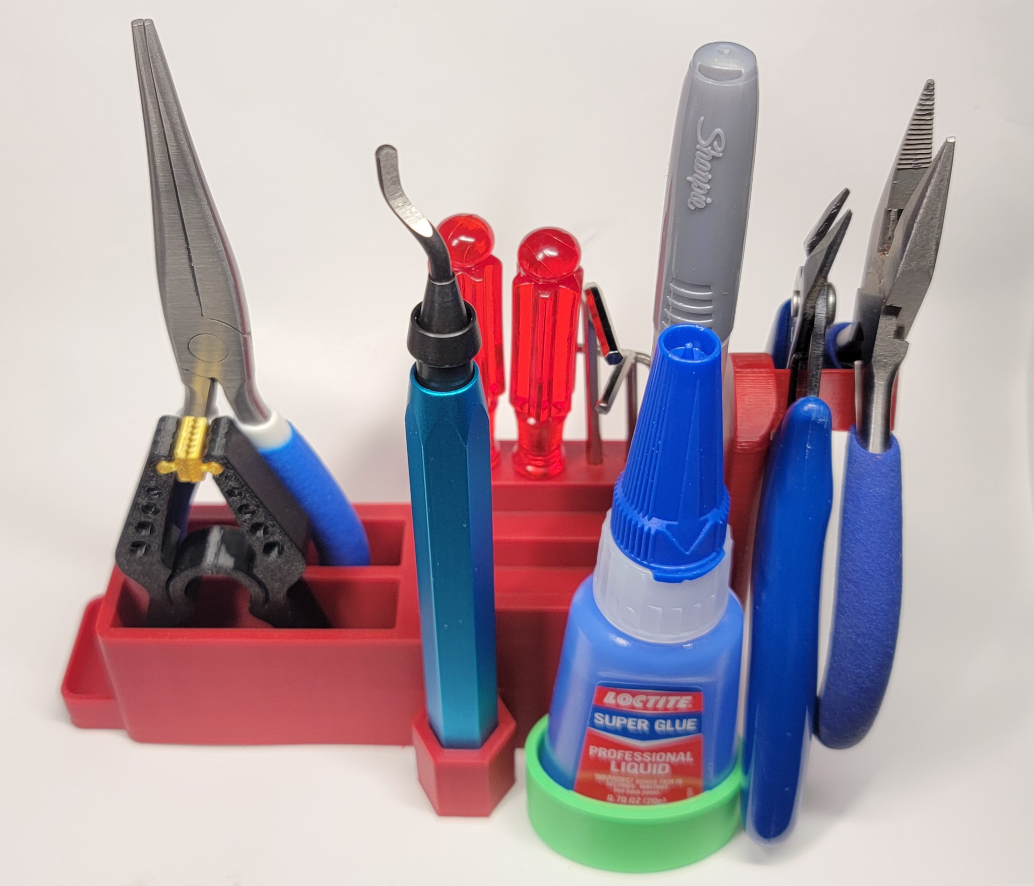 Modular Desk Organizer – Tool Caddy for 3D Printing Tools & Workspace Storage